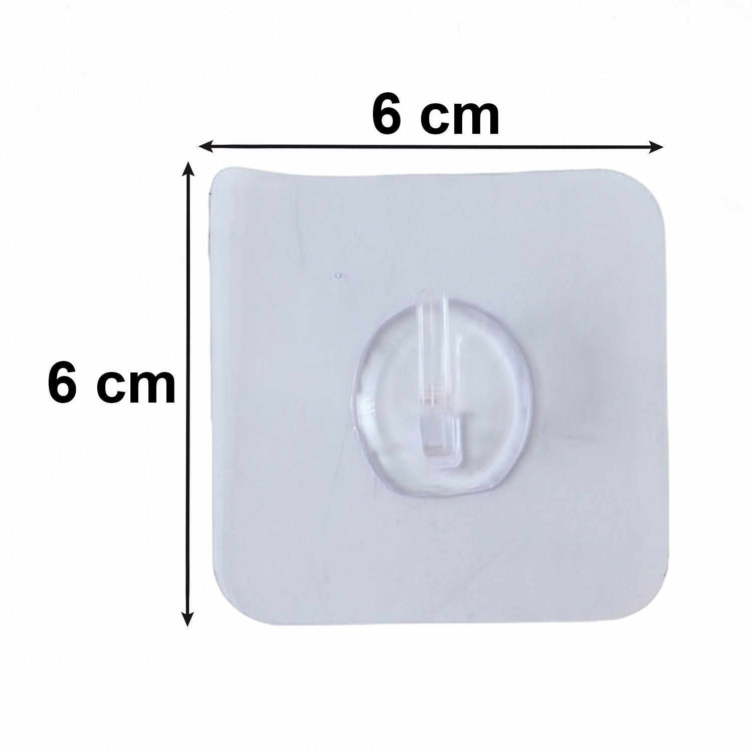 Transparent Adhesive Wall Hook close up