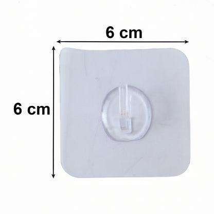 Transparent Adhesive Wall Hook close up