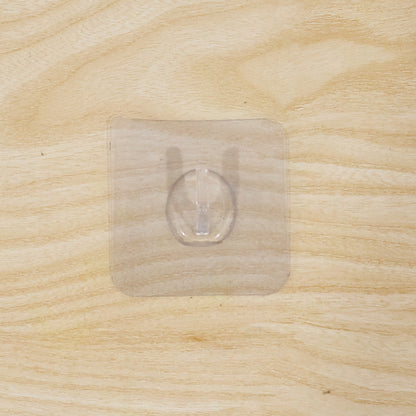 Transparent Adhesive Wall Hook wooden door use