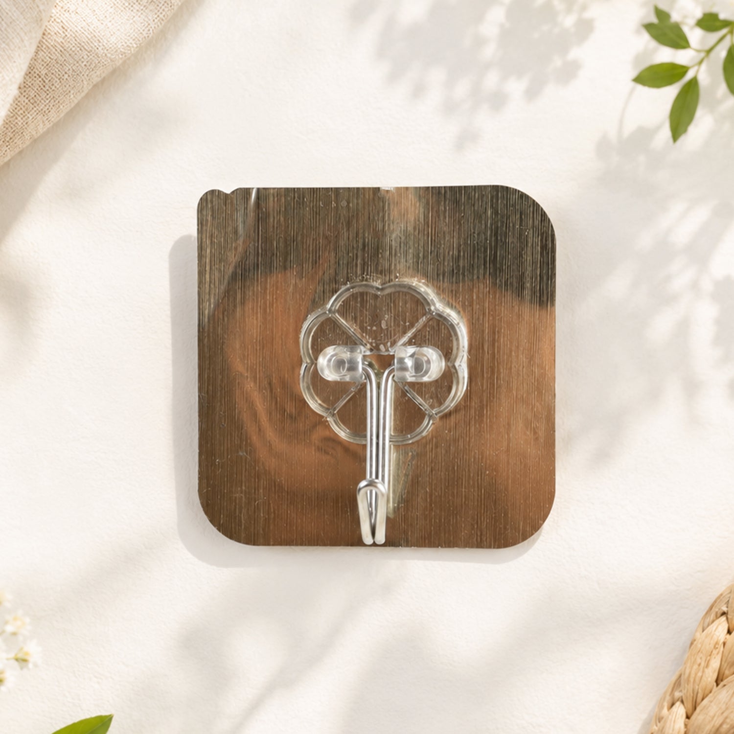 Plastic self adhesive wall hook packaging