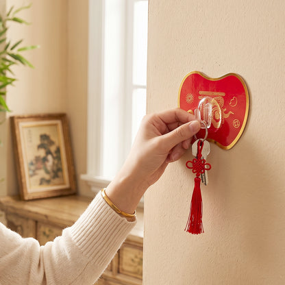 Self Adhesive Wall Hook, Decorative Strong Sticky Hook for Keys (1 Pc)
