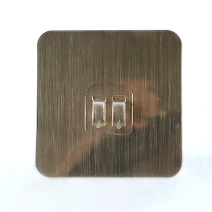 Self-Adhesive Plastic Wall Hook Punch-Free Strong Hanging Holder 8x8 cm (1 Pc)