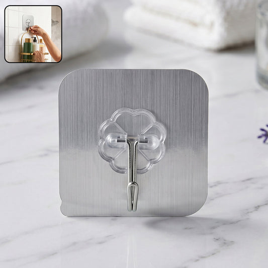 Transparent Heavy Duty Self Adhesive Wall Hook (1 Pc)