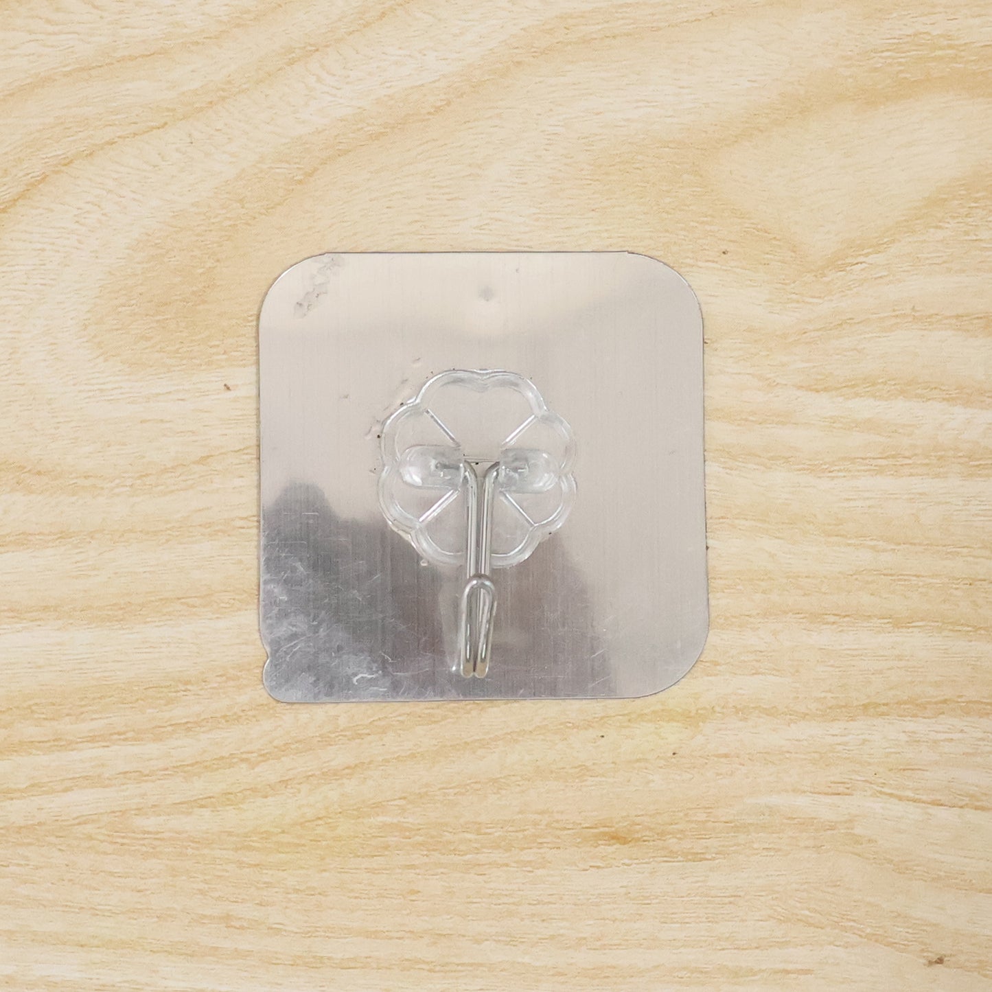 Heavy Duty Transparent Self Adhesive Wall Hook - 1 Pc