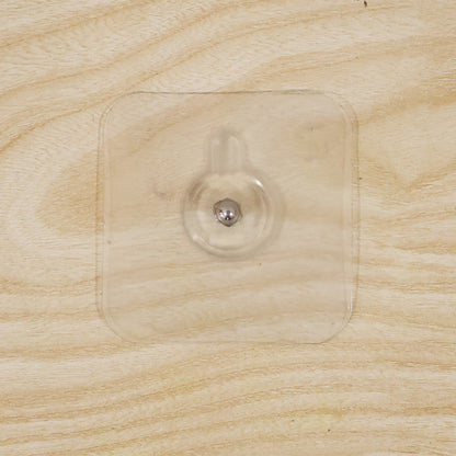 Round Transparent Self Adhesive Utility Wall Hook (1 Pc)
