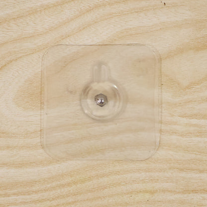 Transparent Self-Adhesive Wall Hook – Heavy Duty, 1 Pc
