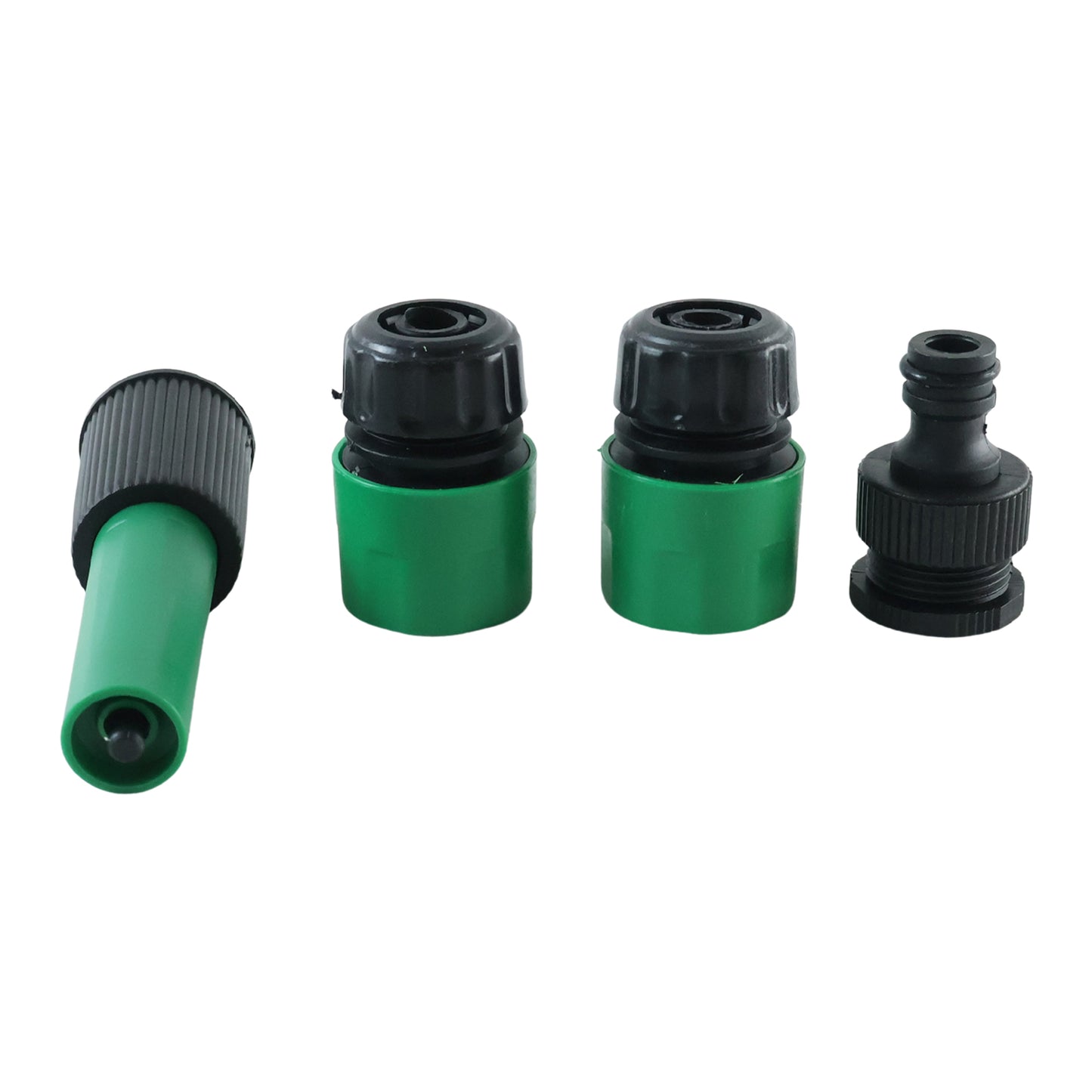 Garden Hose Nozzle Set – 4-Piece Durable Plastic | Grow Garden Tools