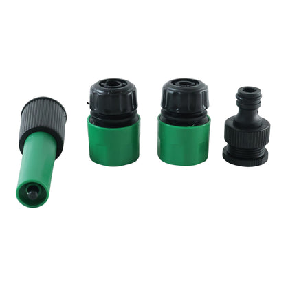 Garden Hose Nozzle Set – 4-Piece Durable Plastic | Grow Garden Tools