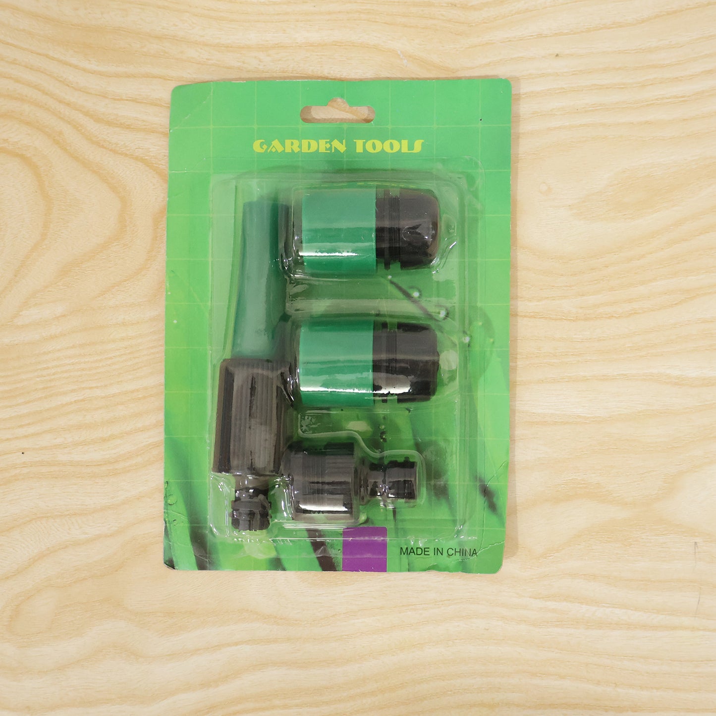 Garden Hose Nozzle Set – 4-Piece Durable Plastic | Grow Garden Tools