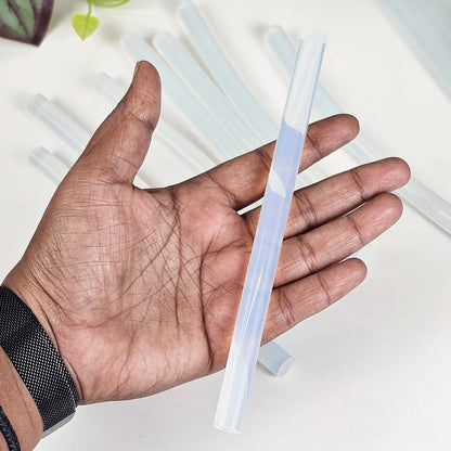 Transparent glue stick for strong adhesion