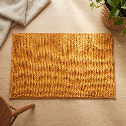 Anti Slip Absorbent Floor Mat 77 x 49 Cm Soft Microfiber Door Mat (1 Pc)