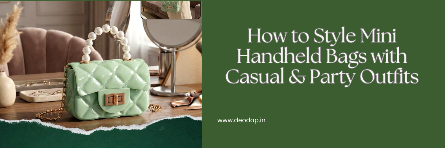 How to Style Mini Handheld Bags with Casual & Party Outfits