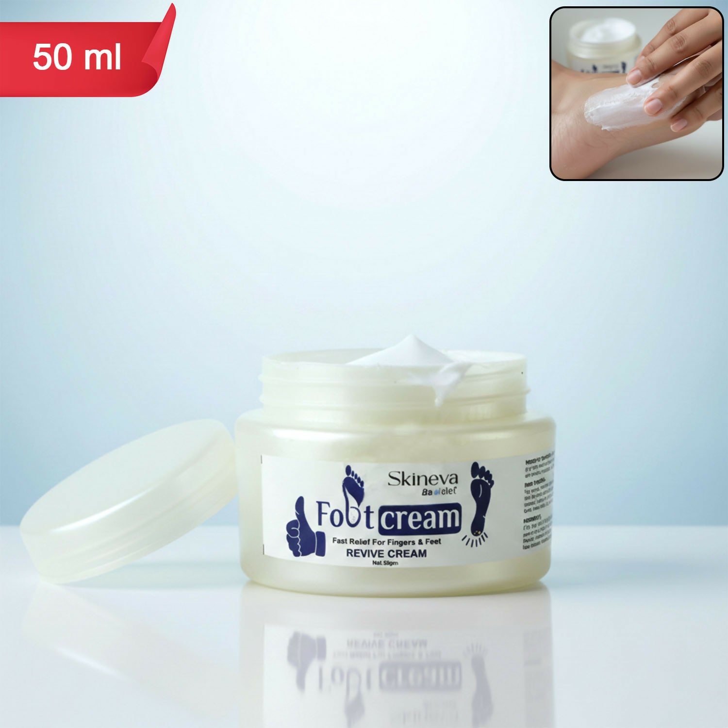 Eyelet Foot Cream for Cracked Heels & Dry Feet Deep Moisturizing Care (50Ml)