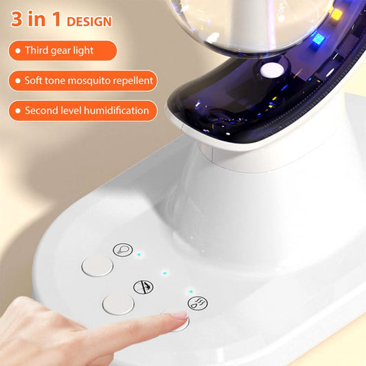3-in-1 LED Lamp with Humidifier and Mosquito Repellent elegant home decor