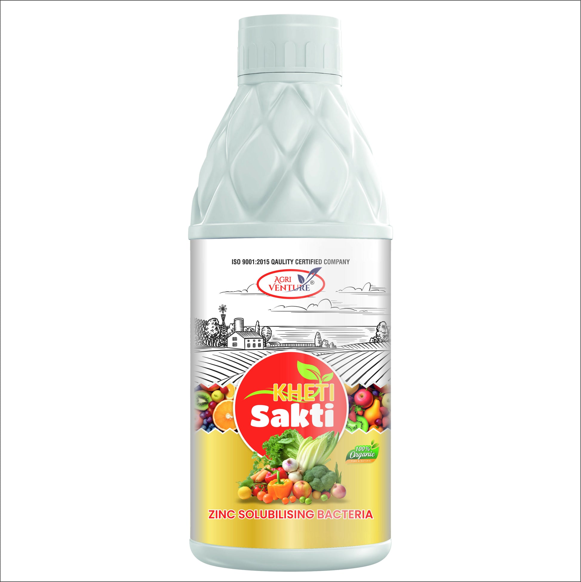 AgriVenture KHETI SAKTI ( ZSB – Zinc Solubiling Bacteria ) Bacterial Products (1Ltr)