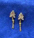 Jhumka Earrings – Elegant Crystal Studs with Traditional Charm