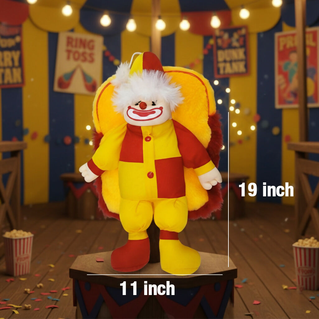 Kids Clown Bag – Soft Cartoon School Bag for Toddlers & Preschoolers Multicolor