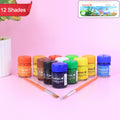 Camel Poster Colours – 12 Vibrant Shades in 10 ml Bottles