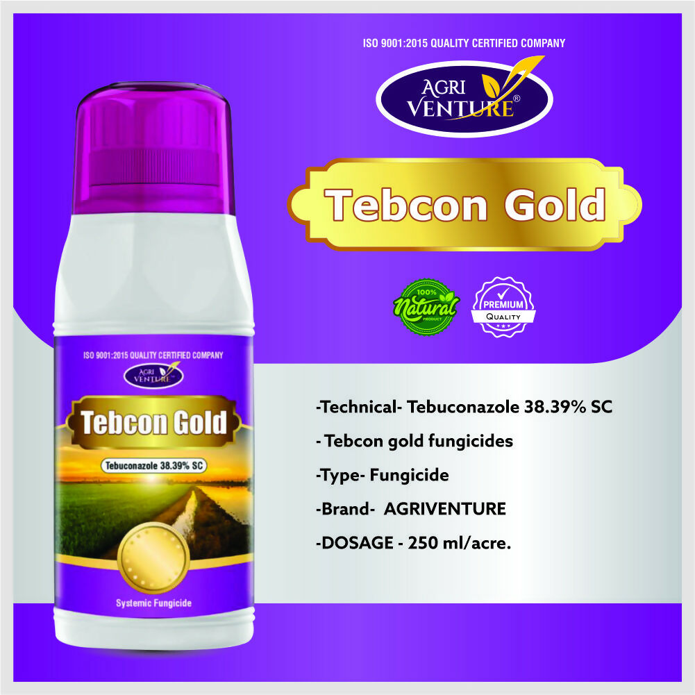 AgriVenture TEBCON GOLD ( Tebuconazole 38.39% SC ) Fungicieds (1 Ltr)