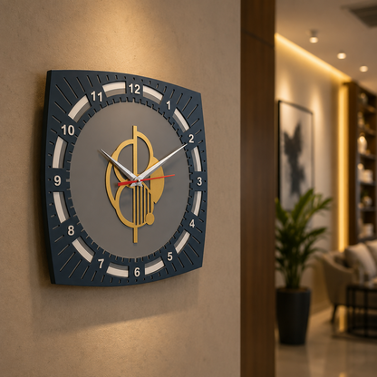 Rounded Square Clock 3 home decor