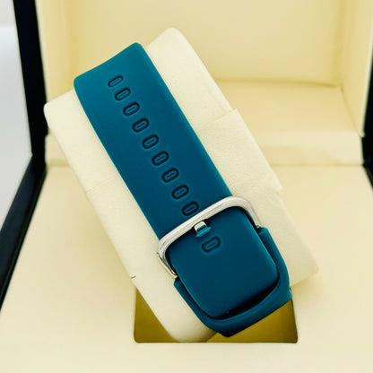 Blue Model with Blue silicone Belt Analog Watch - For Men