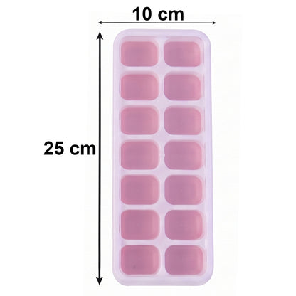 Ice cube tray close-up view