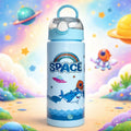 Kids Cartoon Water Bottle – Leak-Proof Straw & 900ml Capacity