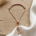 Fashion Rose Gold AD Bracelet – Elegant 14K Rose Gold Finish