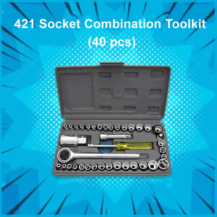 0421 Socket Combination Toolkit (40 pcs)
