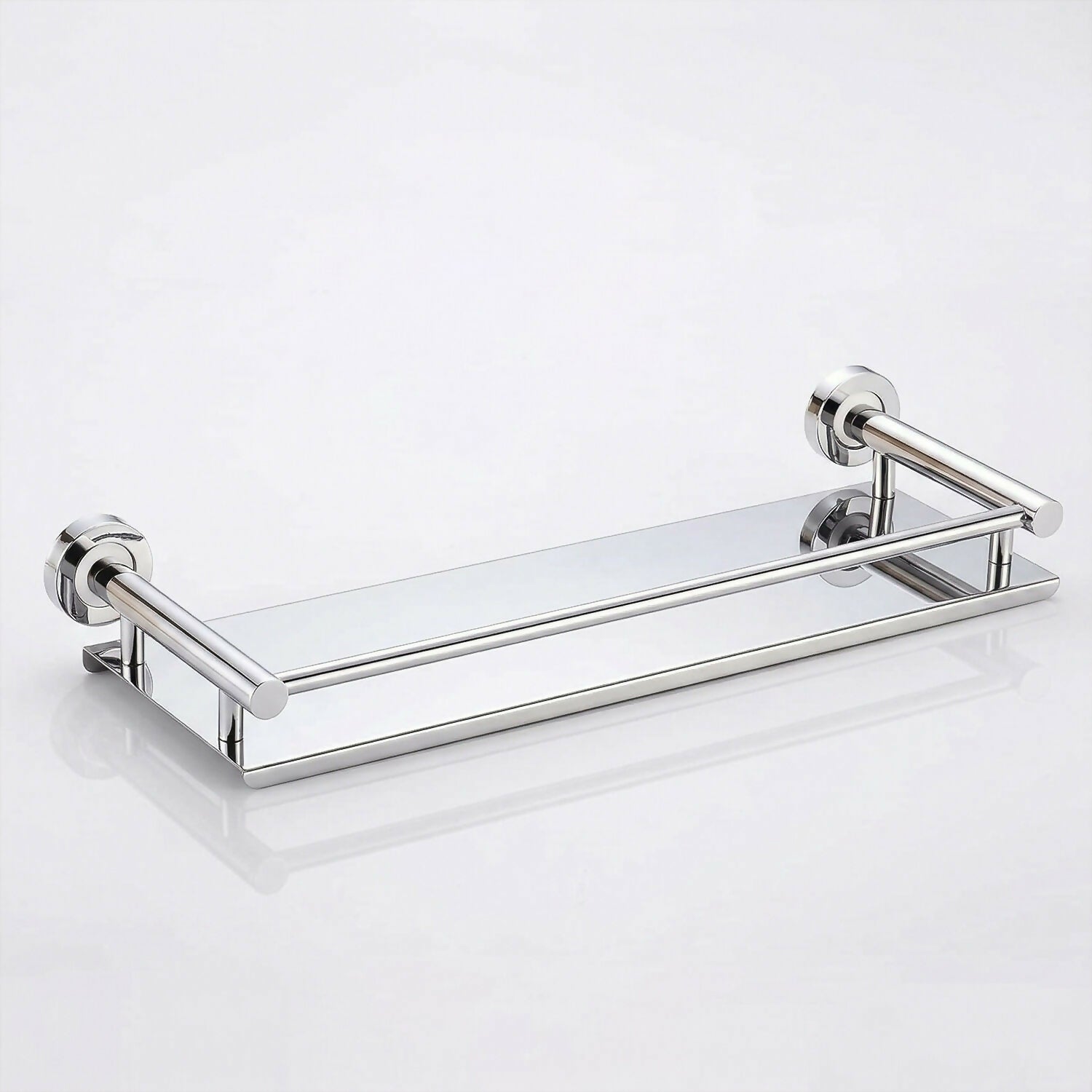 Premium Stainless Steel Wall Mounted Bathroom Shelf Rack Organizer