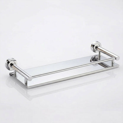 Premium Stainless Steel Wall Mounted Bathroom Shelf Rack Organizer