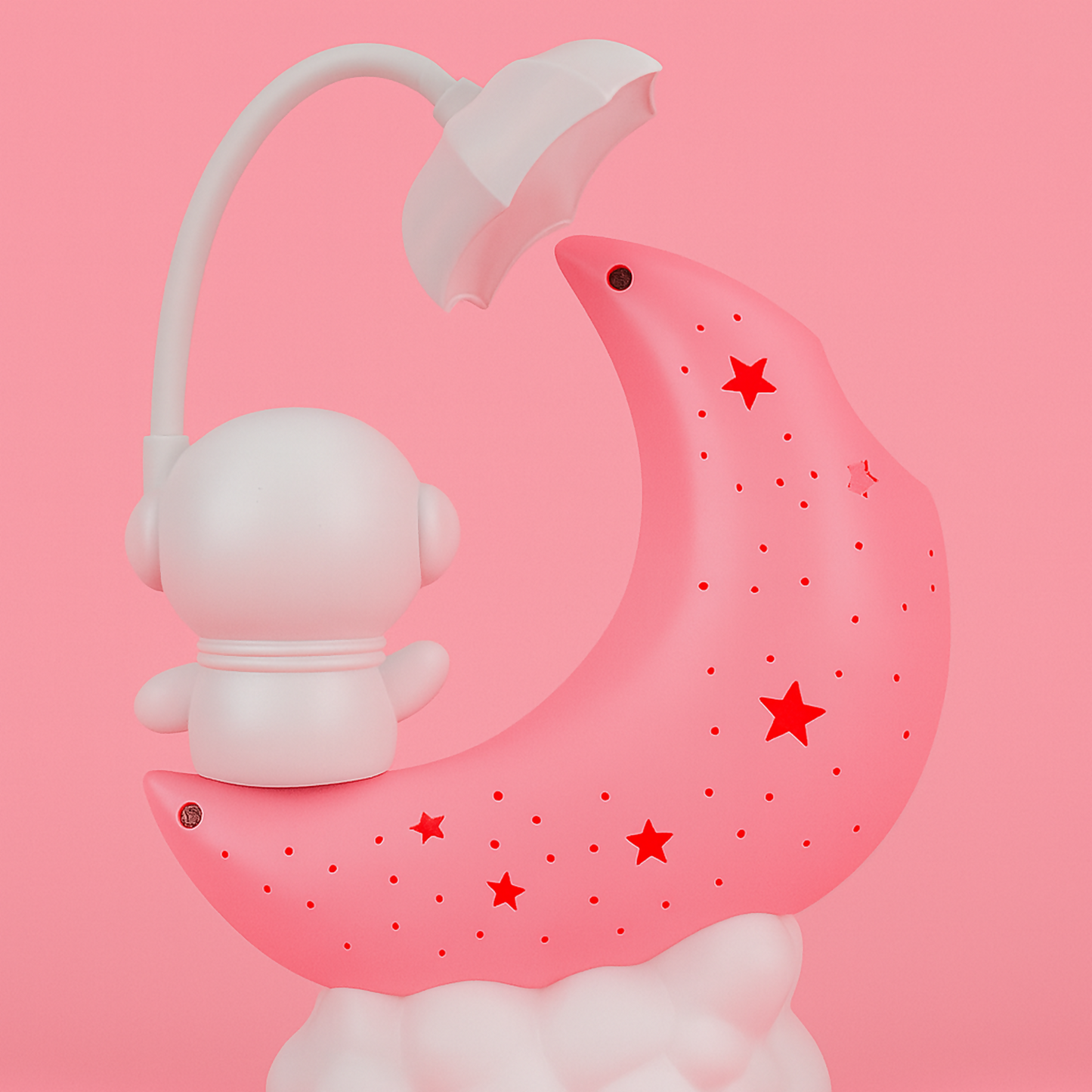 Cute Space Theme Table Lamp for Bedroom, Nursery & Gifts