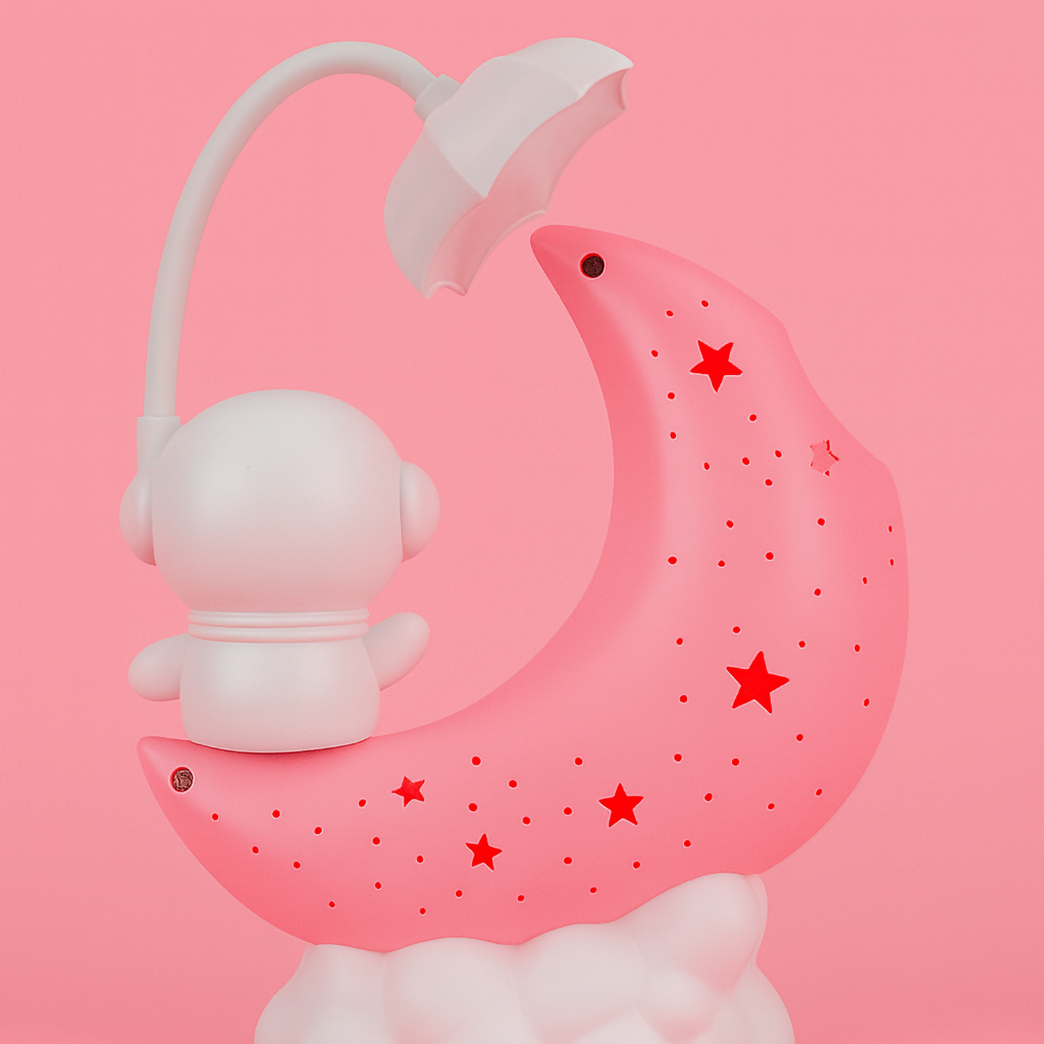 Cute Space Theme Table Lamp for Bedroom, Nursery & Gifts