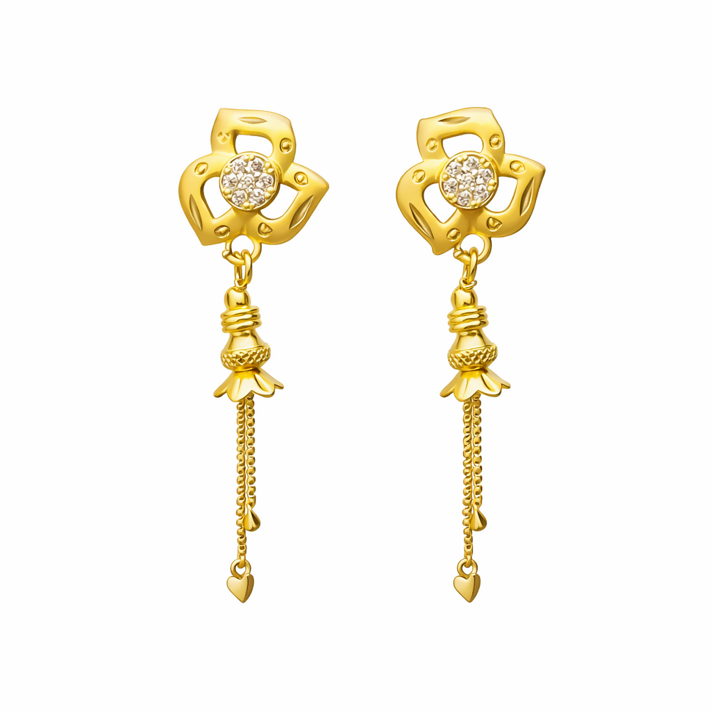 Minimal Daily Wear Gold Plated Earring