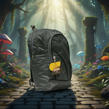 SUN Backpack for Men & Women | Office, College & Travel Bag | Lightweight Durable Polyester with Multi-Compartments, Side Pockets & Anti-Scratch Material – Multicolor