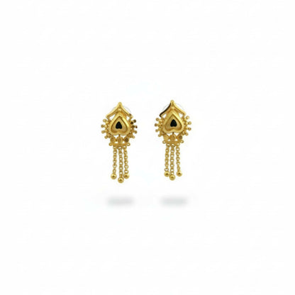 Nice 3 Line Golden Earrings for Women & Girls – Traditional Fancy Jewellery