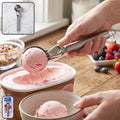 Stainless Steel Trigger Release Ice Cream Scoop Cookie Dough Scoope...