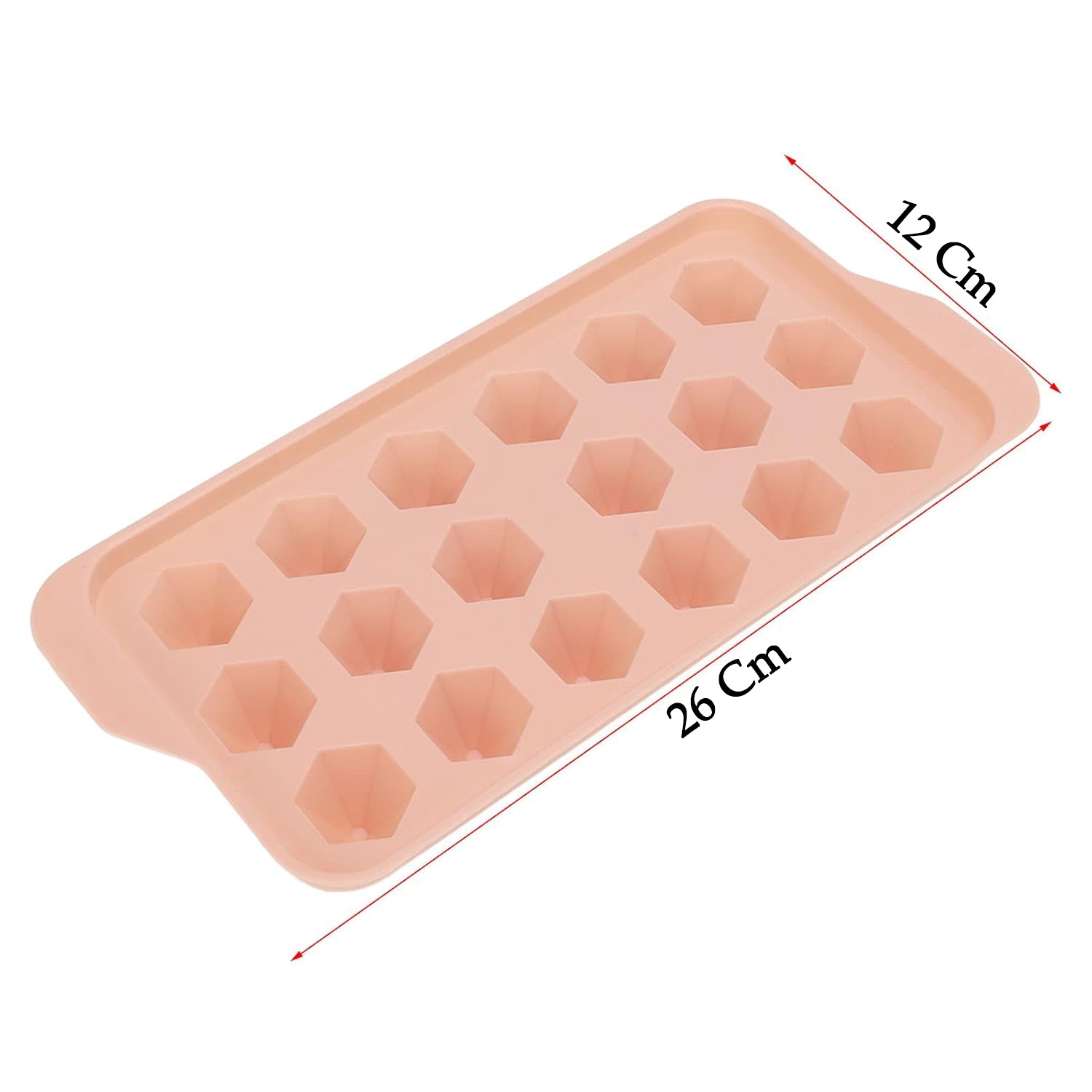 Durable Plastic Ice Cube Tray (1 Pc)