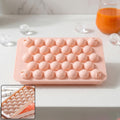 Plastic Ball Ice Cube Tray – Durable & Easy Release with Lid