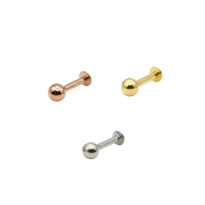 Rose gold plated nosepin stud perfect for bridal and traditional wear.