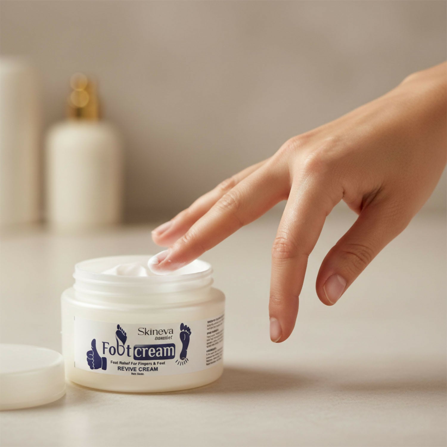 Eyelet Foot Cream for Cracked Heels & Dry Feet Deep Moisturizing Care (50Ml)