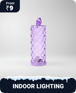 Indoor lighting starting from 9