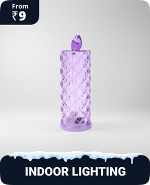 Indoor lighting starting from 9