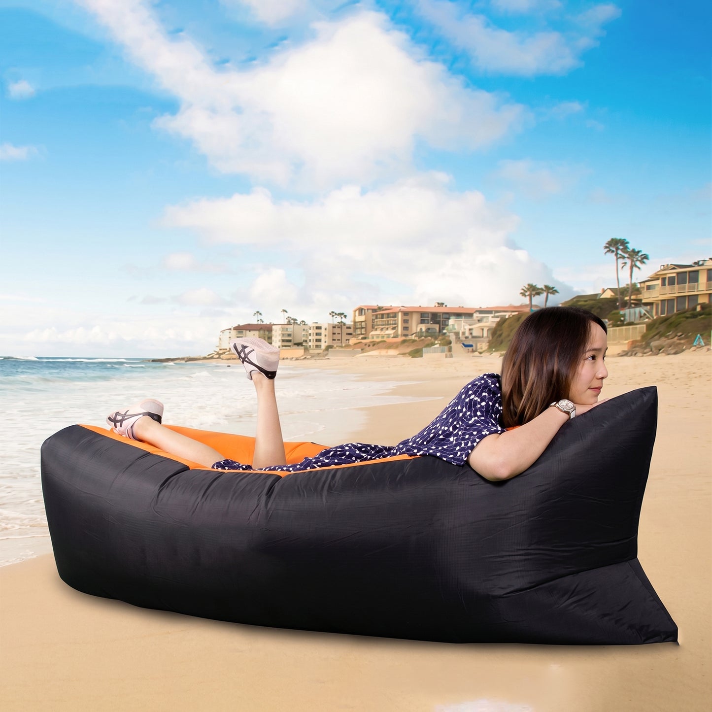 Air-Filled Inflatable Sleeping Bag Sofa