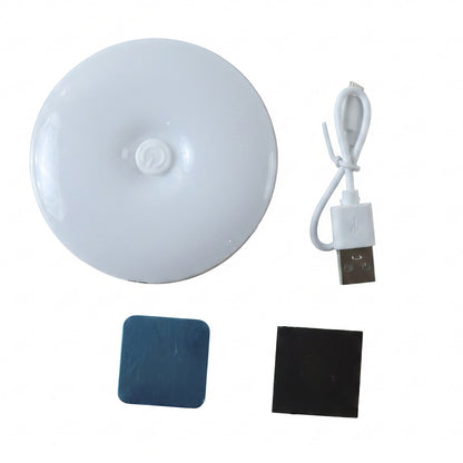 USB Rechargeable Magnetic Motion Sensor LED Light for Cabinet Home (1 Set)