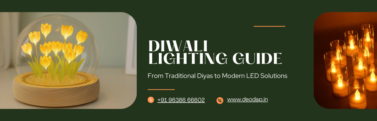Diwali Lighting Guide: From Traditional Diyas to Modern LED Solutions