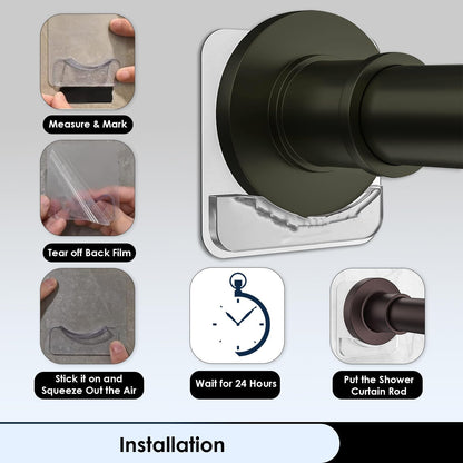 Adhesive U shape hook clip