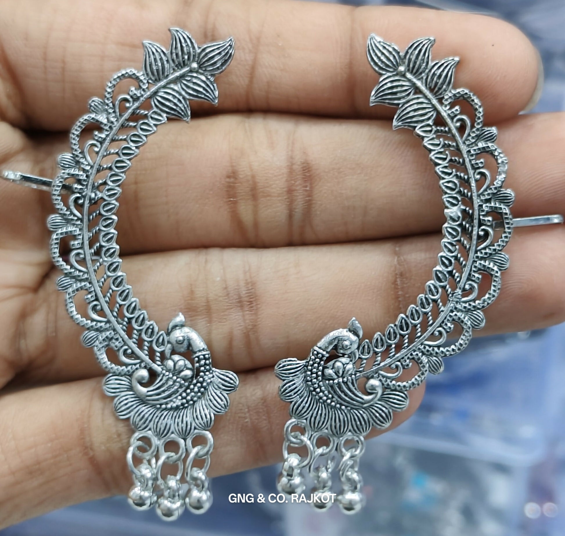Silver Jhumka Earings
