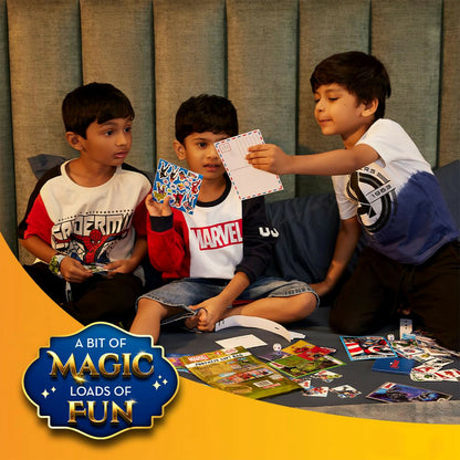 Marvel Surprise Gift Bag – Sticker Sheets, Puzzles, Activity Cards & Wristband for Kids