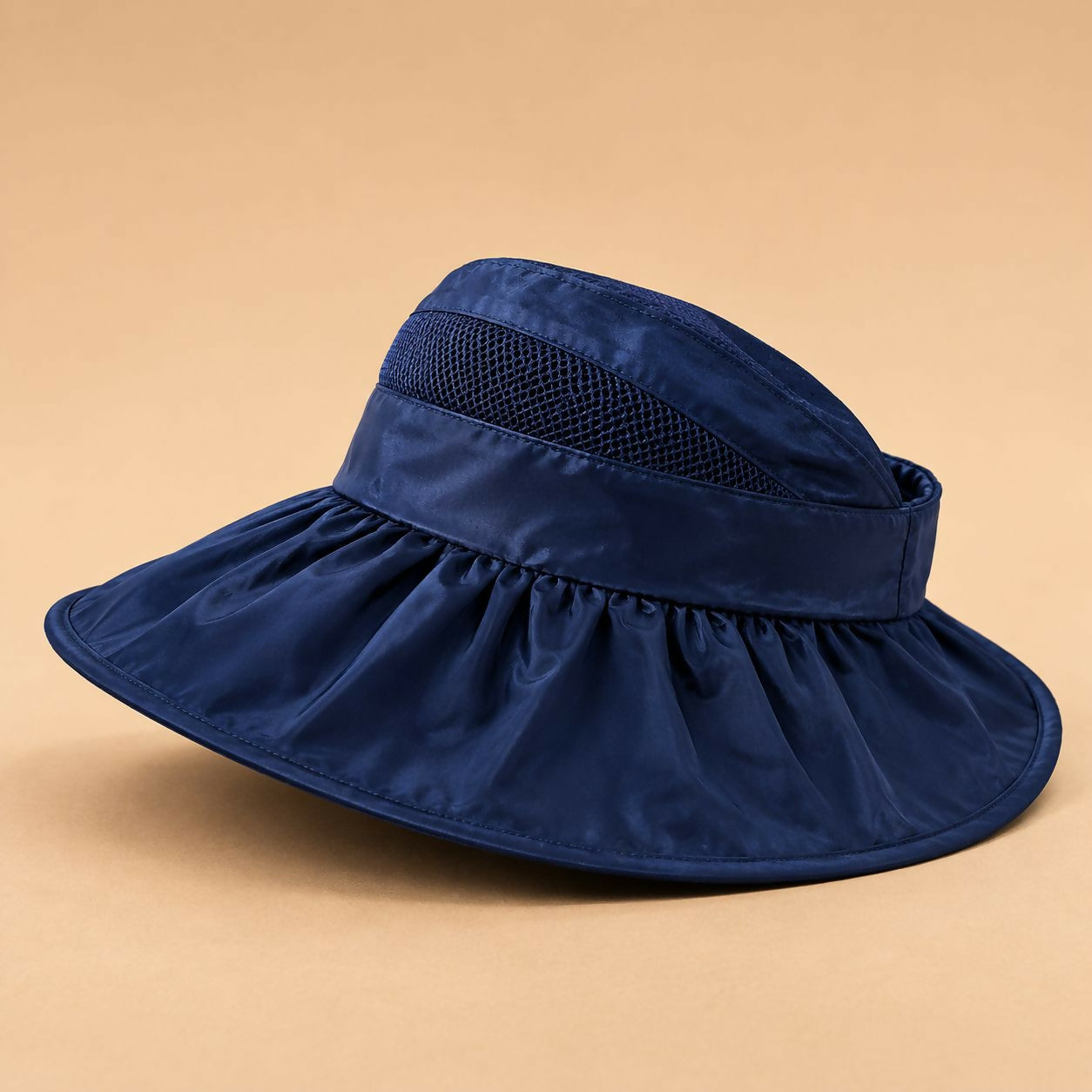 Women’s Foldable Wide Brim Sun Visor Hat for Summer Outdoors